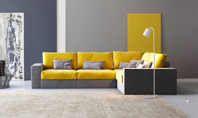 Трехместный диван Элизиум ФОАМ от Gliver